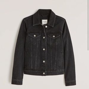 Abercrombie & Fitch Black denim jacket